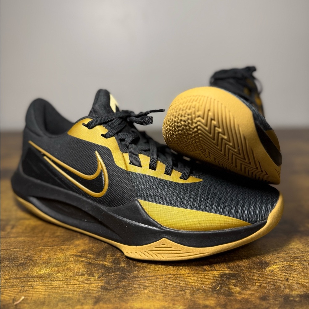 Nike Precision 6 "Black/Metallic Gold" Basketball Shoe Men’s